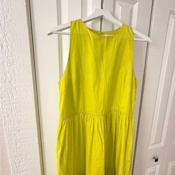 Lime Green Sleeveless Maxi Dress - Picture 5 of 13